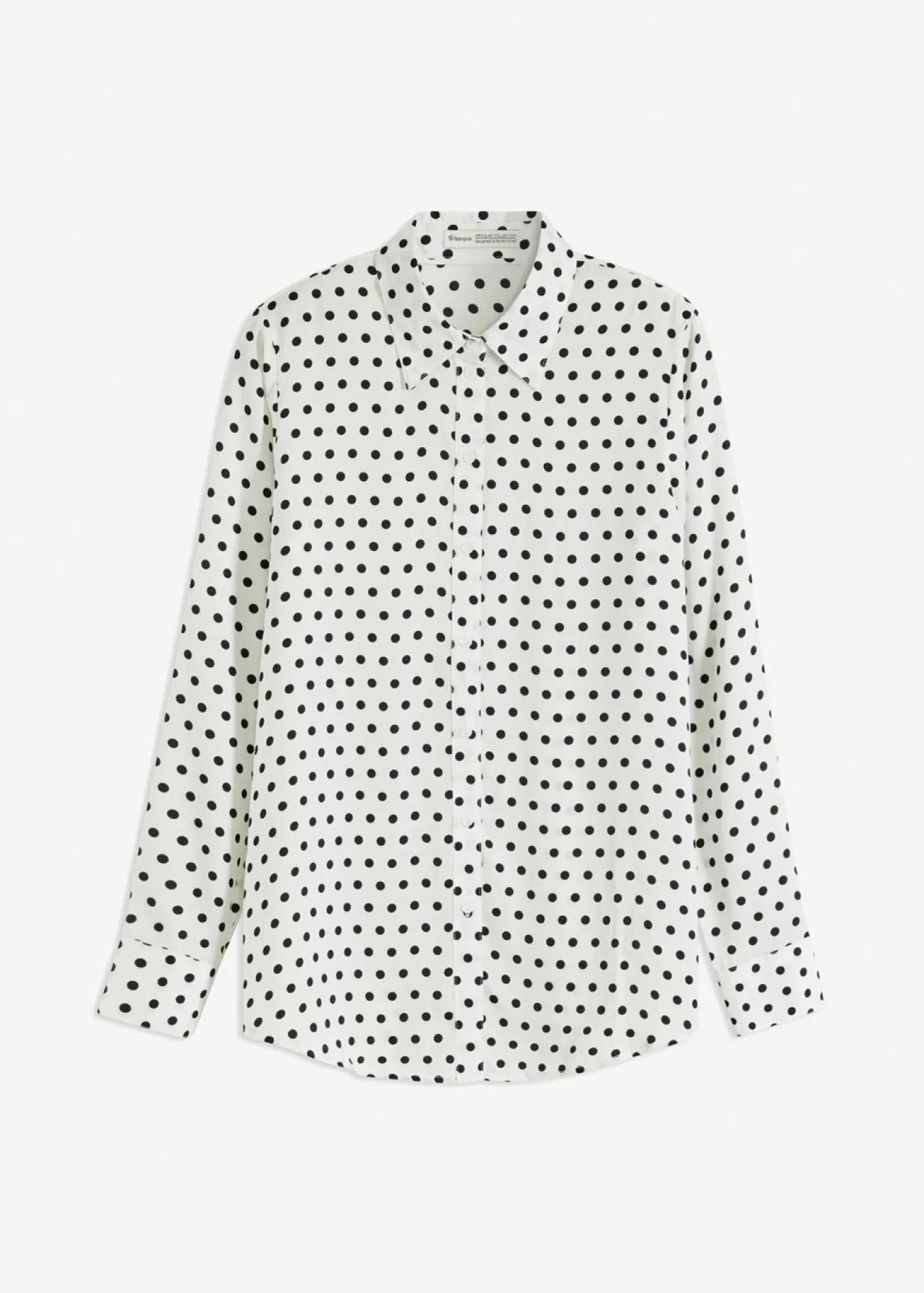 Blusa de satén fino