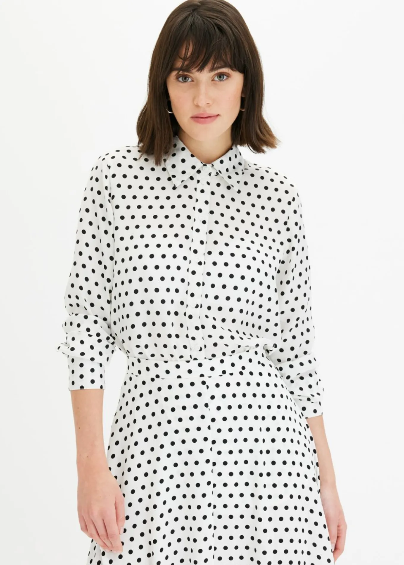 Blusa de satén fino