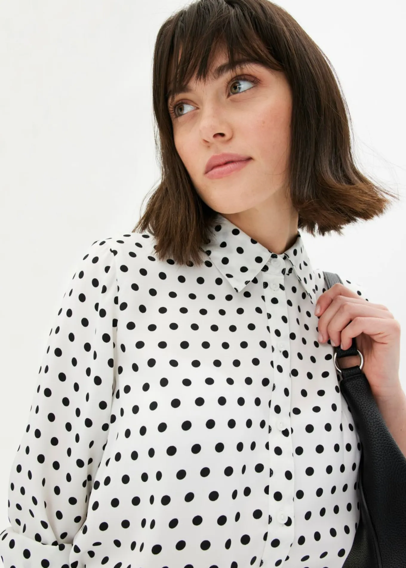 Blusa de satén fino