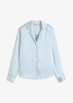 Blusa de satén fino