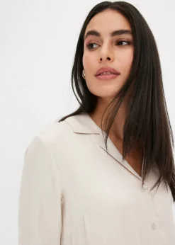 Blusa de satén fino