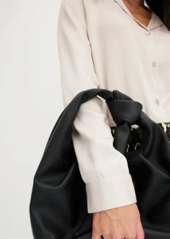 Blusa de satén fino