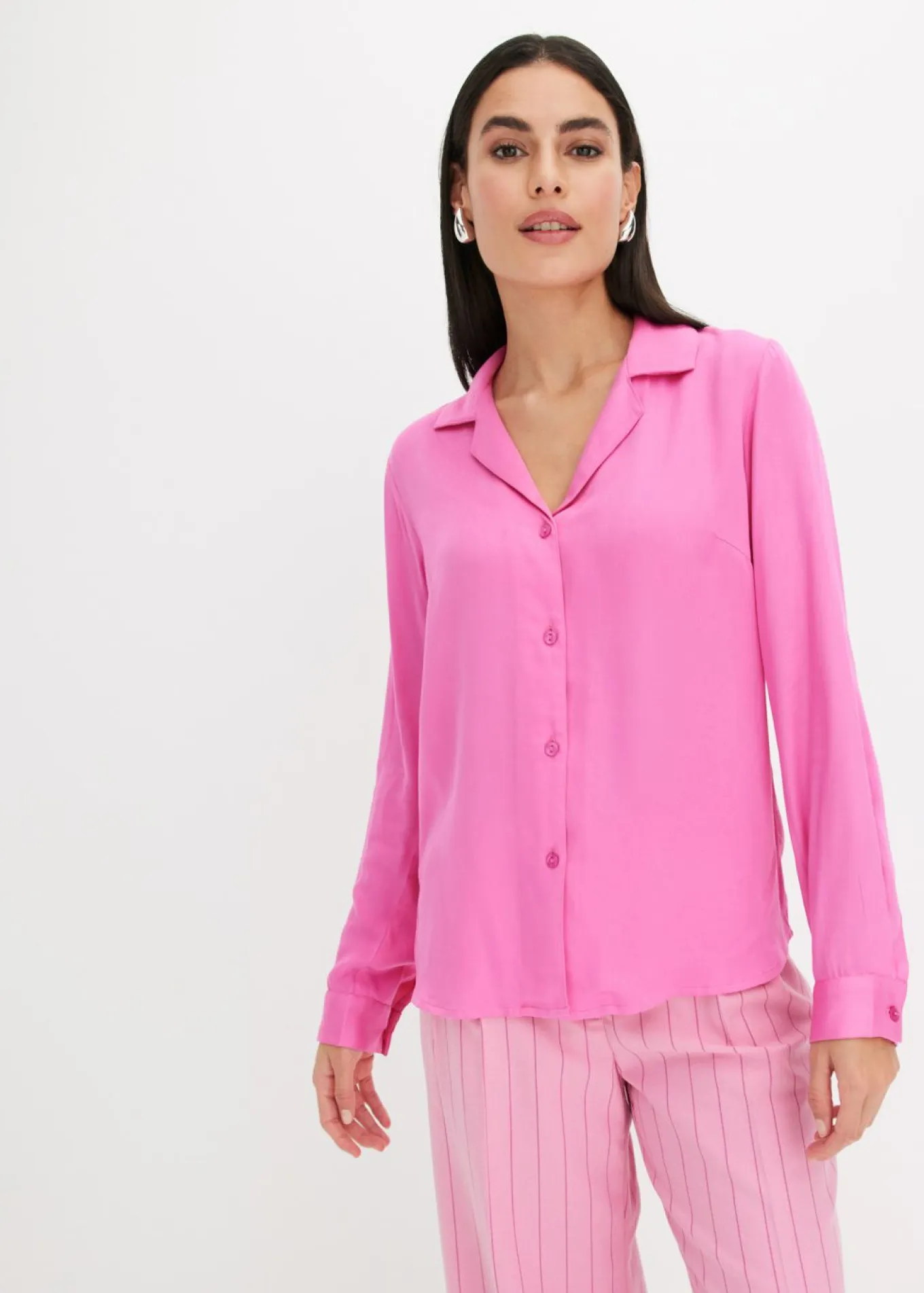 Blusa de satén fino