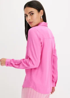 Blusa de satén fino