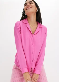 Blusa de satén fino