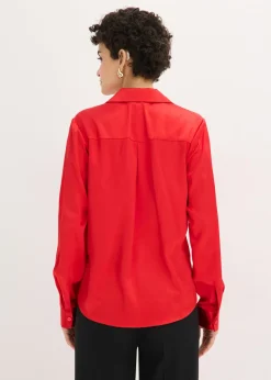 Blusa de satén fino