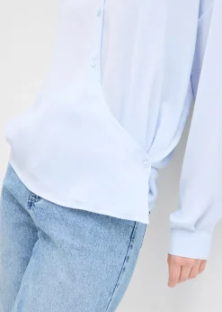Blusa de satén fluido