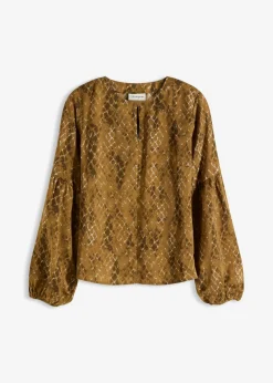 Blusa de satén fluido