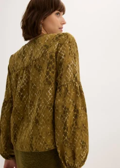 Blusa de satén fluido