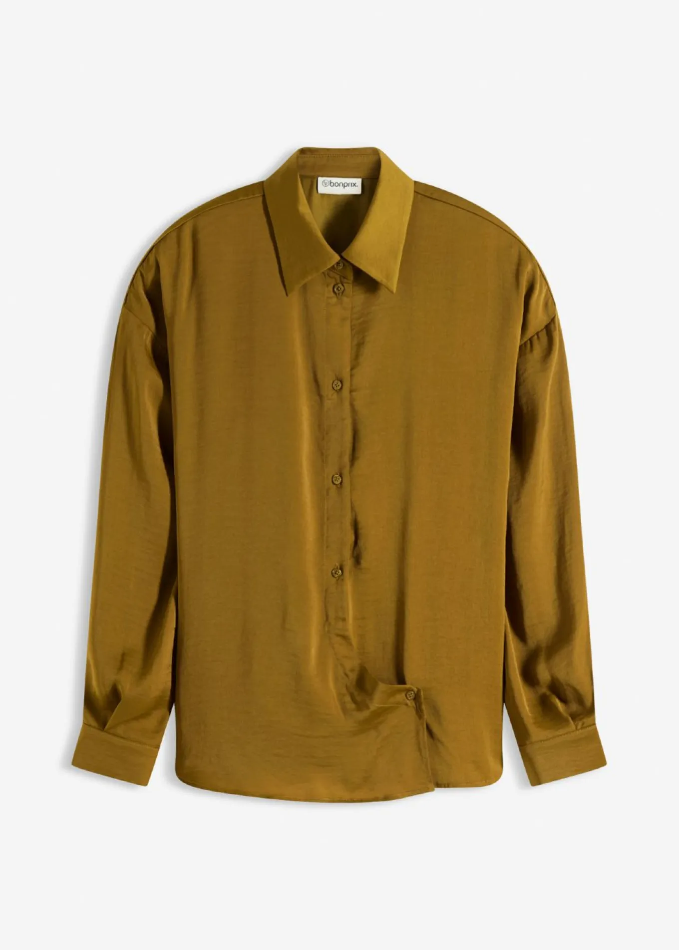 Blusa de satén fluido