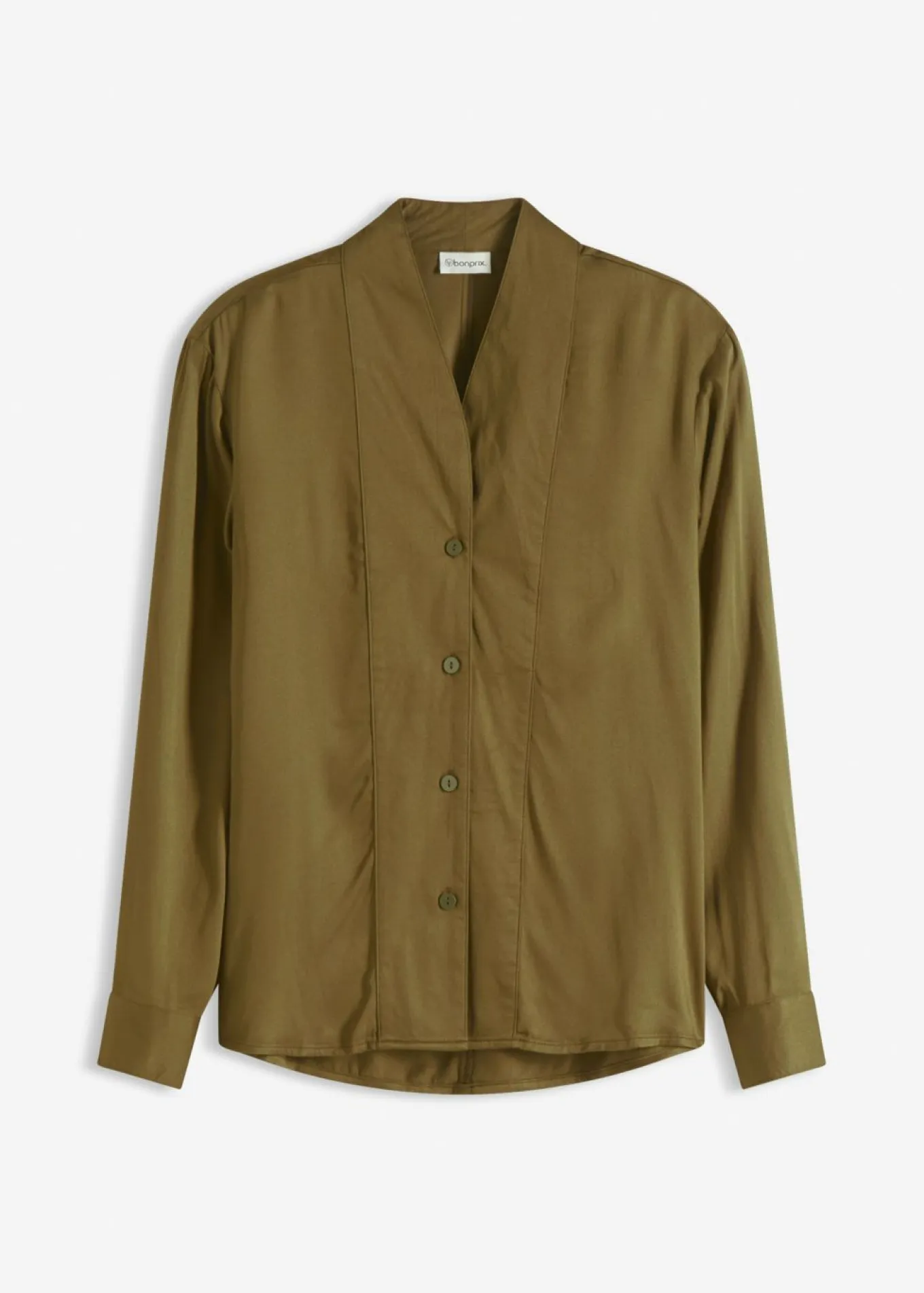 Blusa de satén fluido