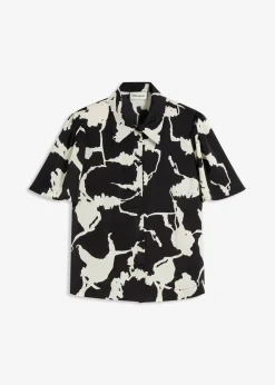 Blusa de satén fluido