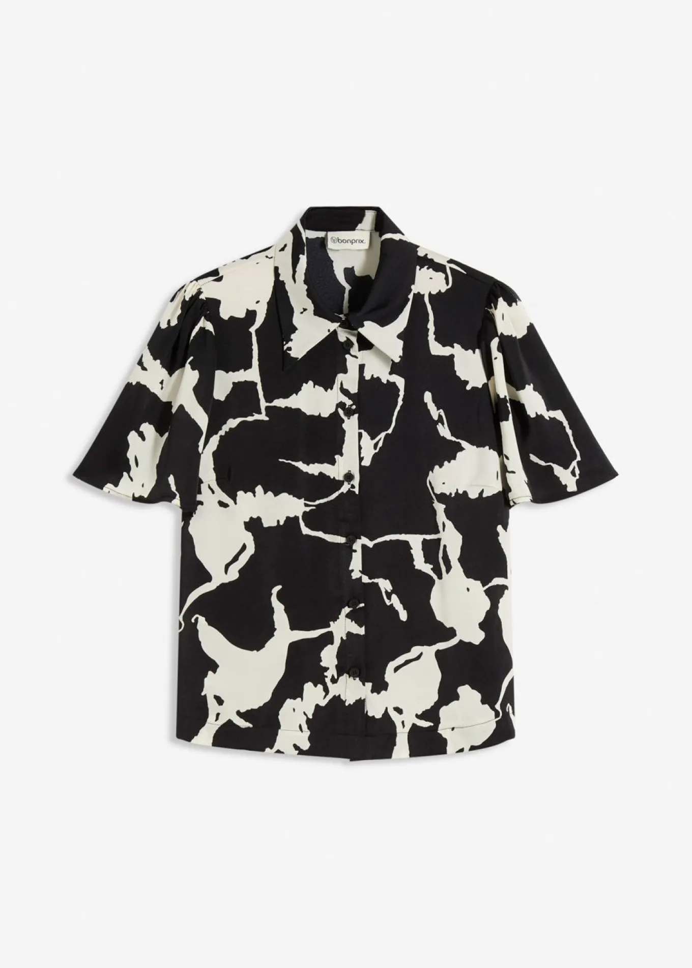 Blusa de satén fluido
