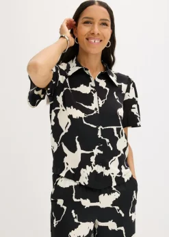 Blusa de satén fluido