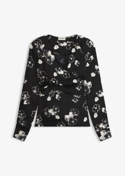 Blusa de satén fluido