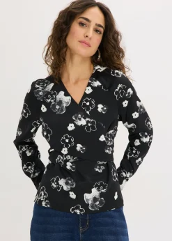 Blusa de satén fluido