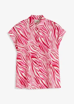 Blusa de satén fluido