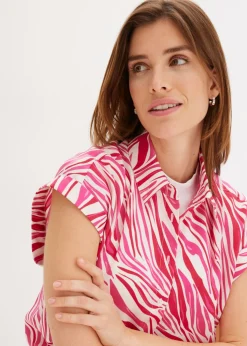 Blusa de satén fluido
