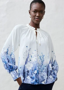 Blusa de seda