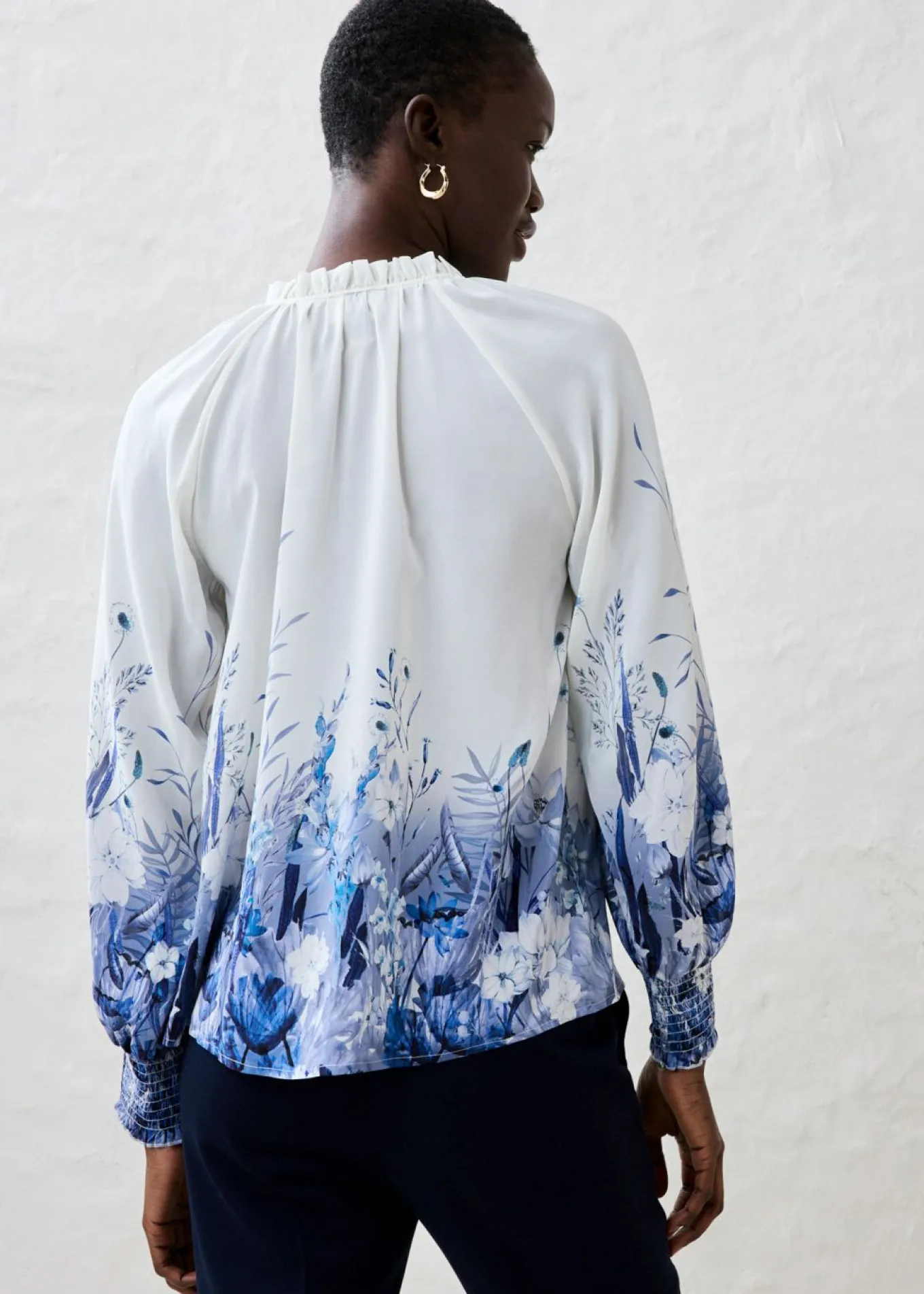Blusa de seda