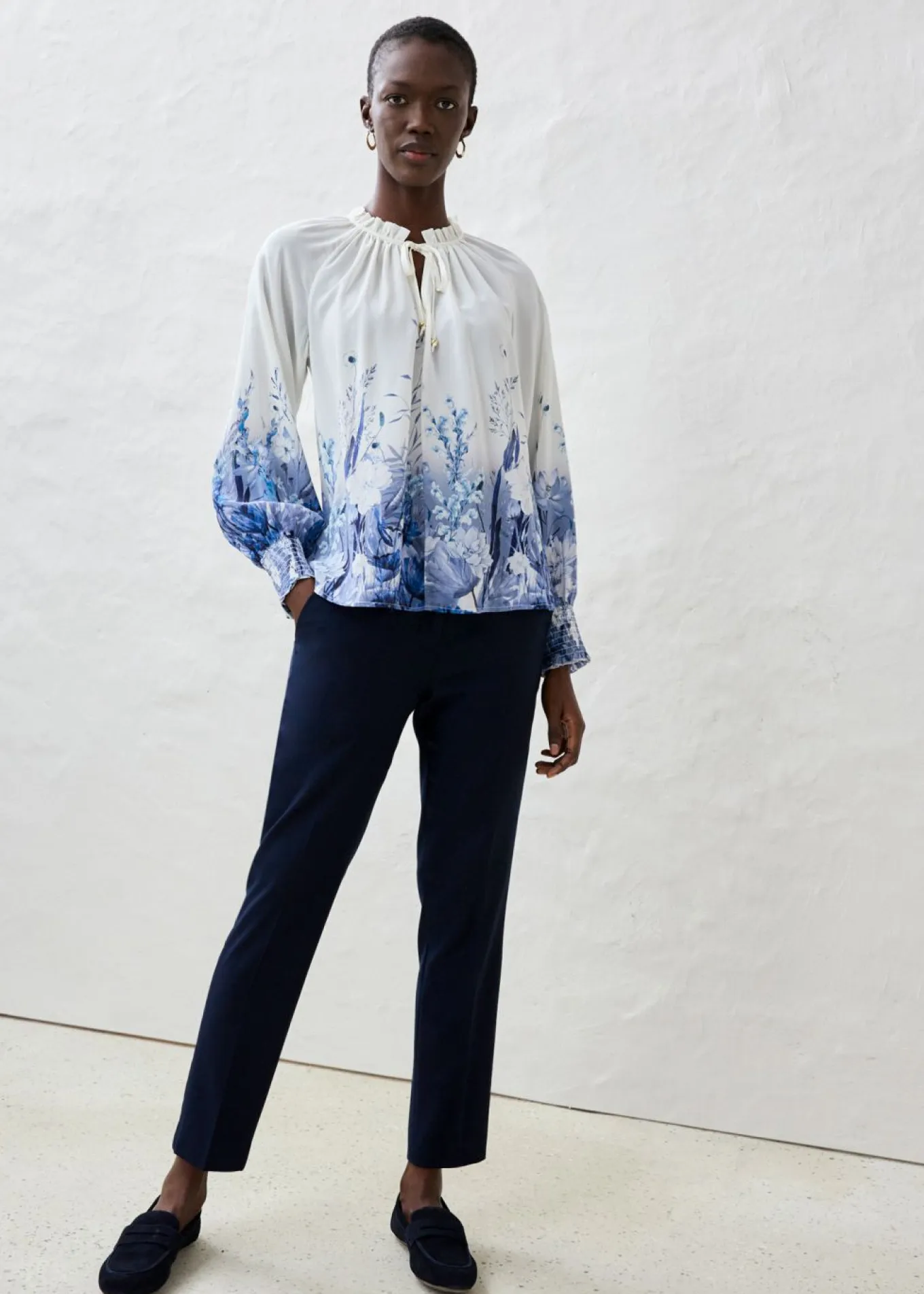 Blusa de seda