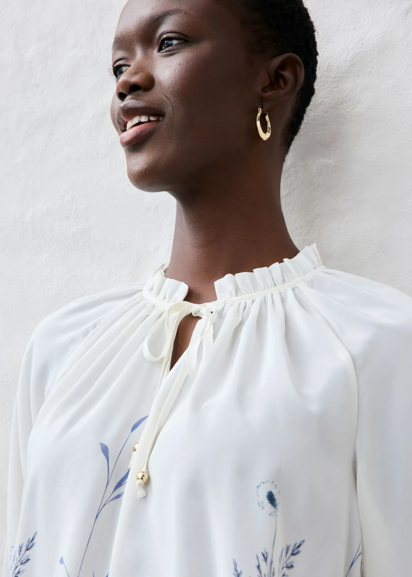 Blusa de seda