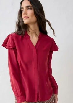 Blusa de seda
