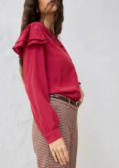 Blusa de seda
