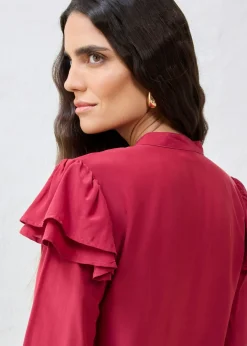 Blusa de seda