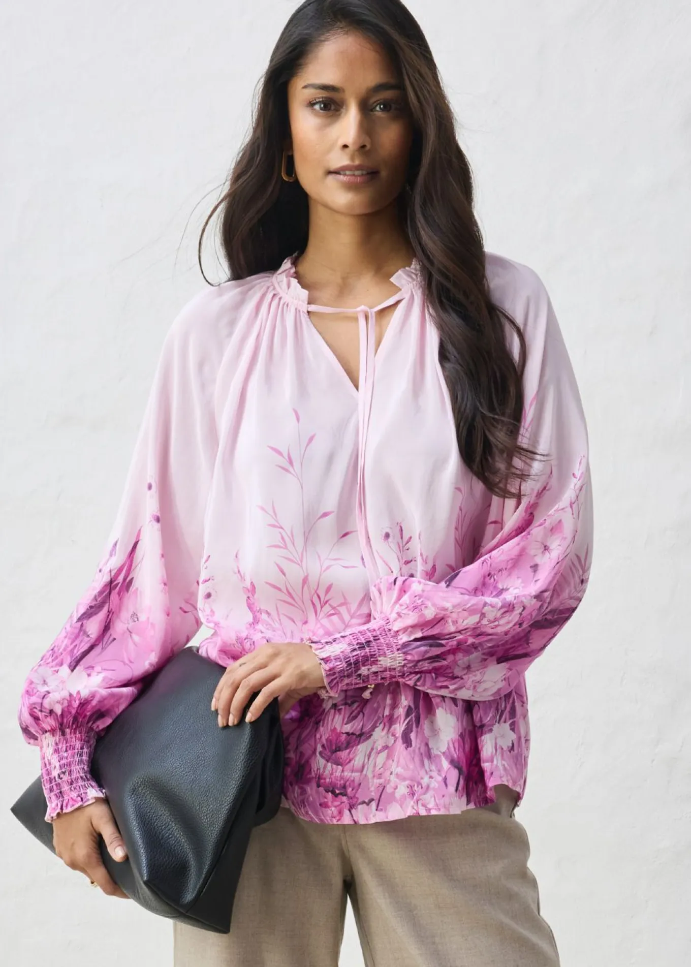 Blusa de seda