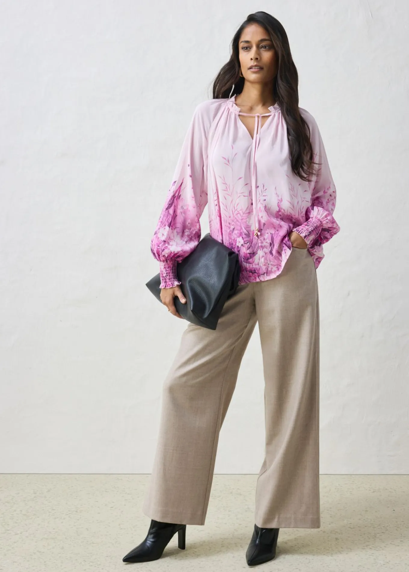 Blusa de seda