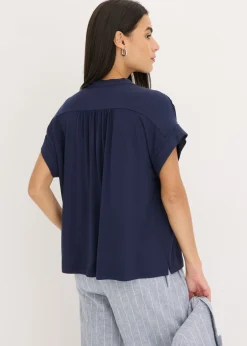 Blusa de suave mezcla de viscosa