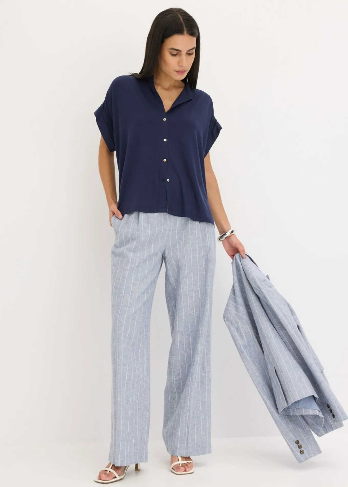 Blusa de suave mezcla de viscosa