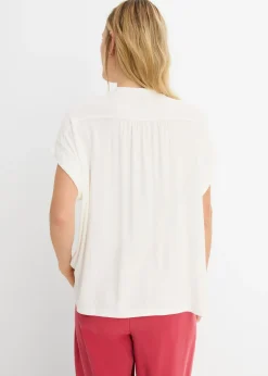 Blusa de suave mezcla de viscosa