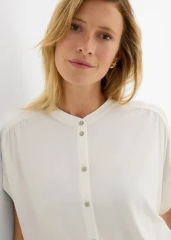 Blusa de suave mezcla de viscosa