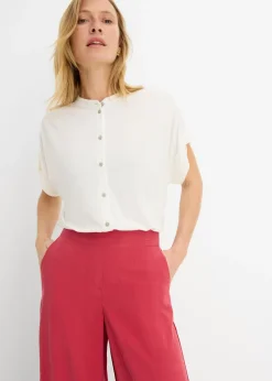 Blusa de suave mezcla de viscosa