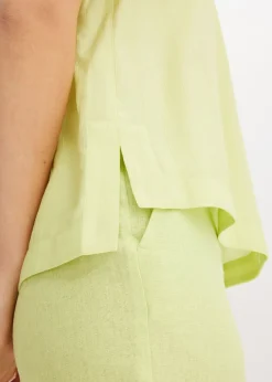 Blusa de tejido arrugado estructurado