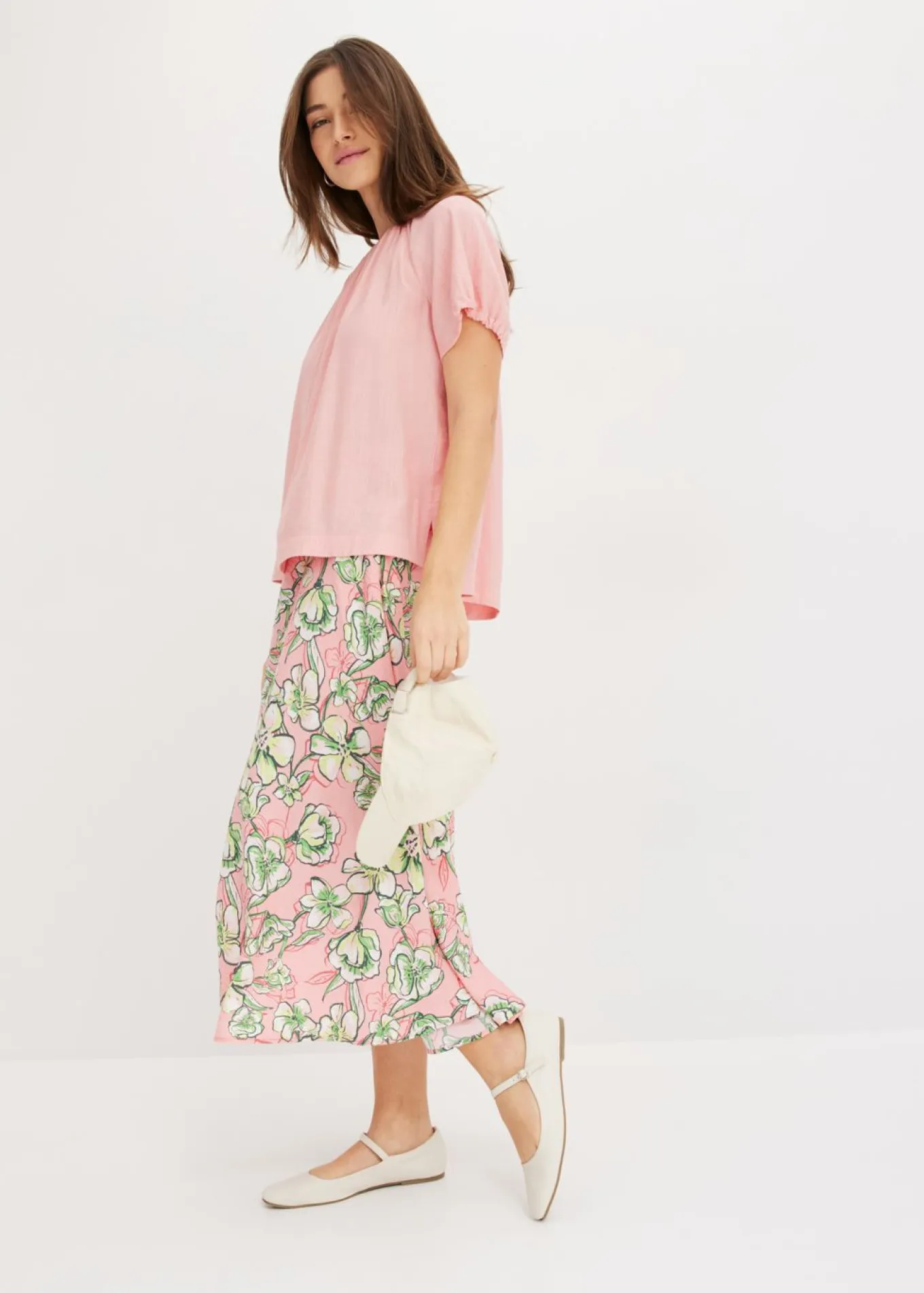 Blusa de tejido arrugado estructurado