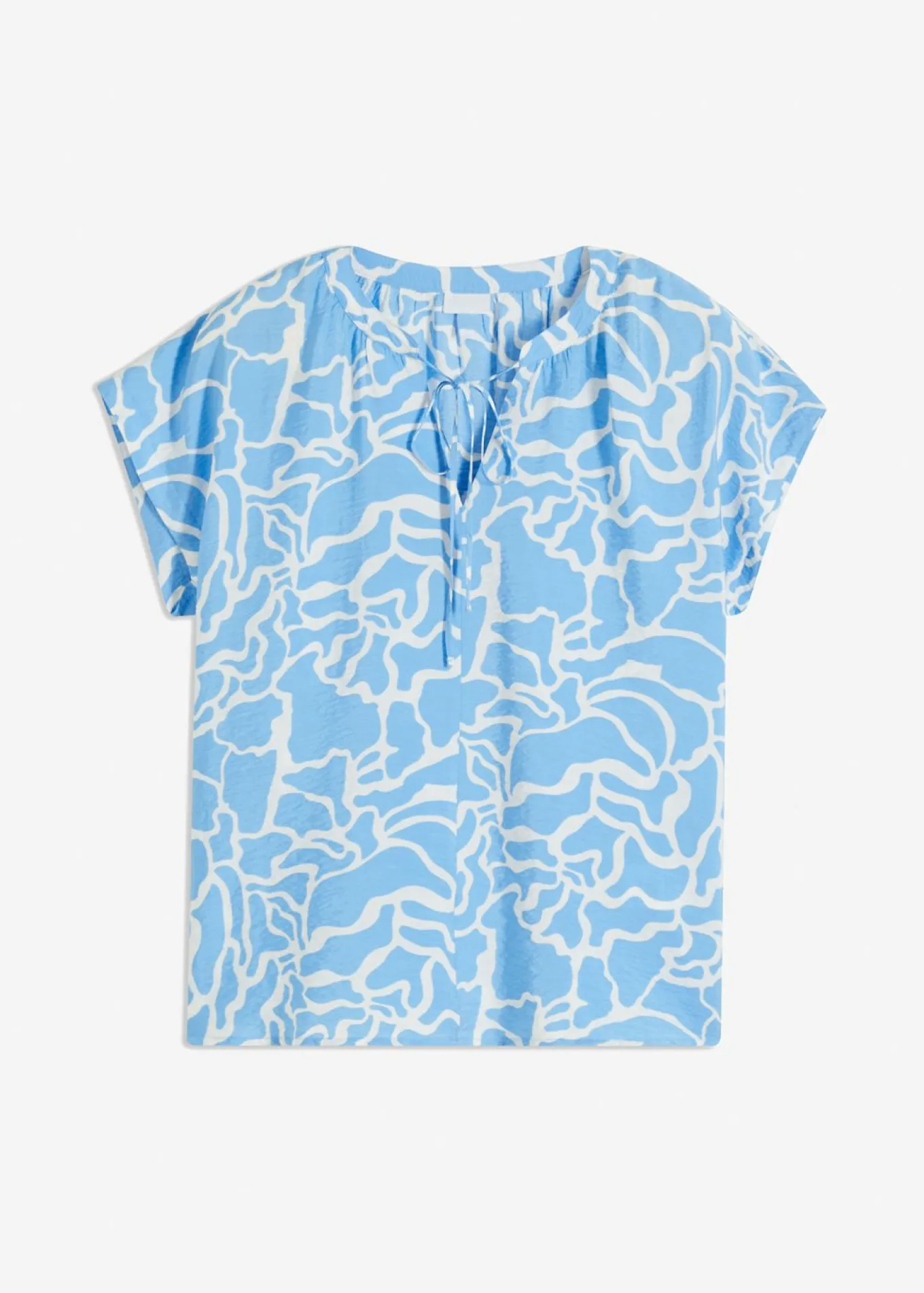 Blusa de túnica estampada