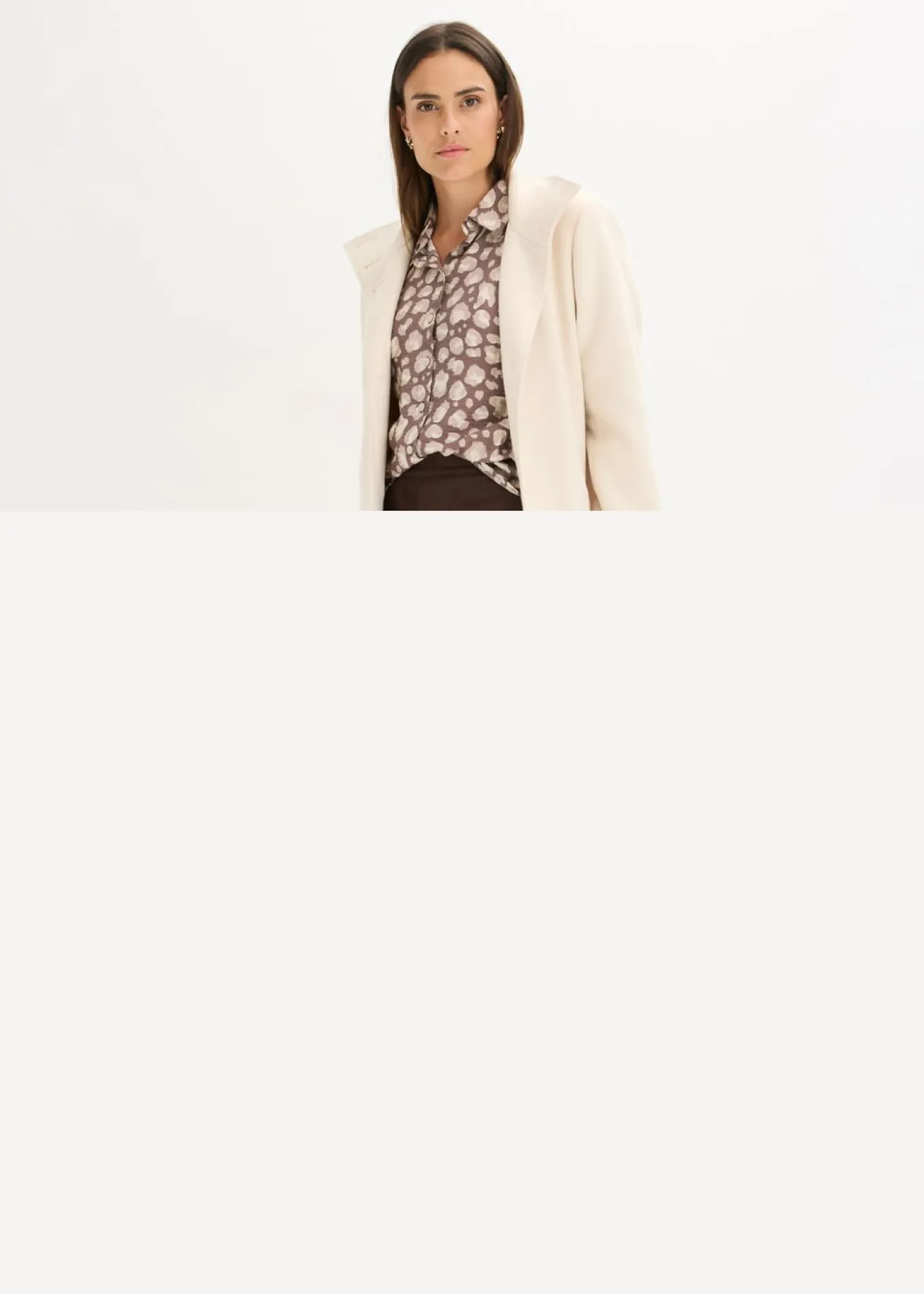 Blusa de viscosa con mangas tipo murciélago