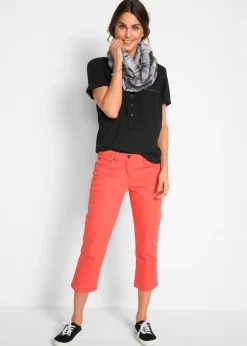 Blusa de viscosa con manga corta