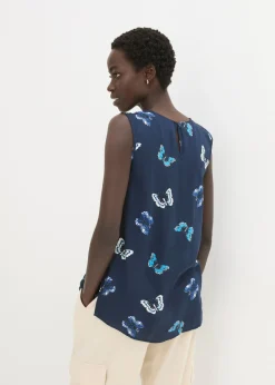 Blusa de viscosa fluida