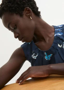 Blusa de viscosa fluida