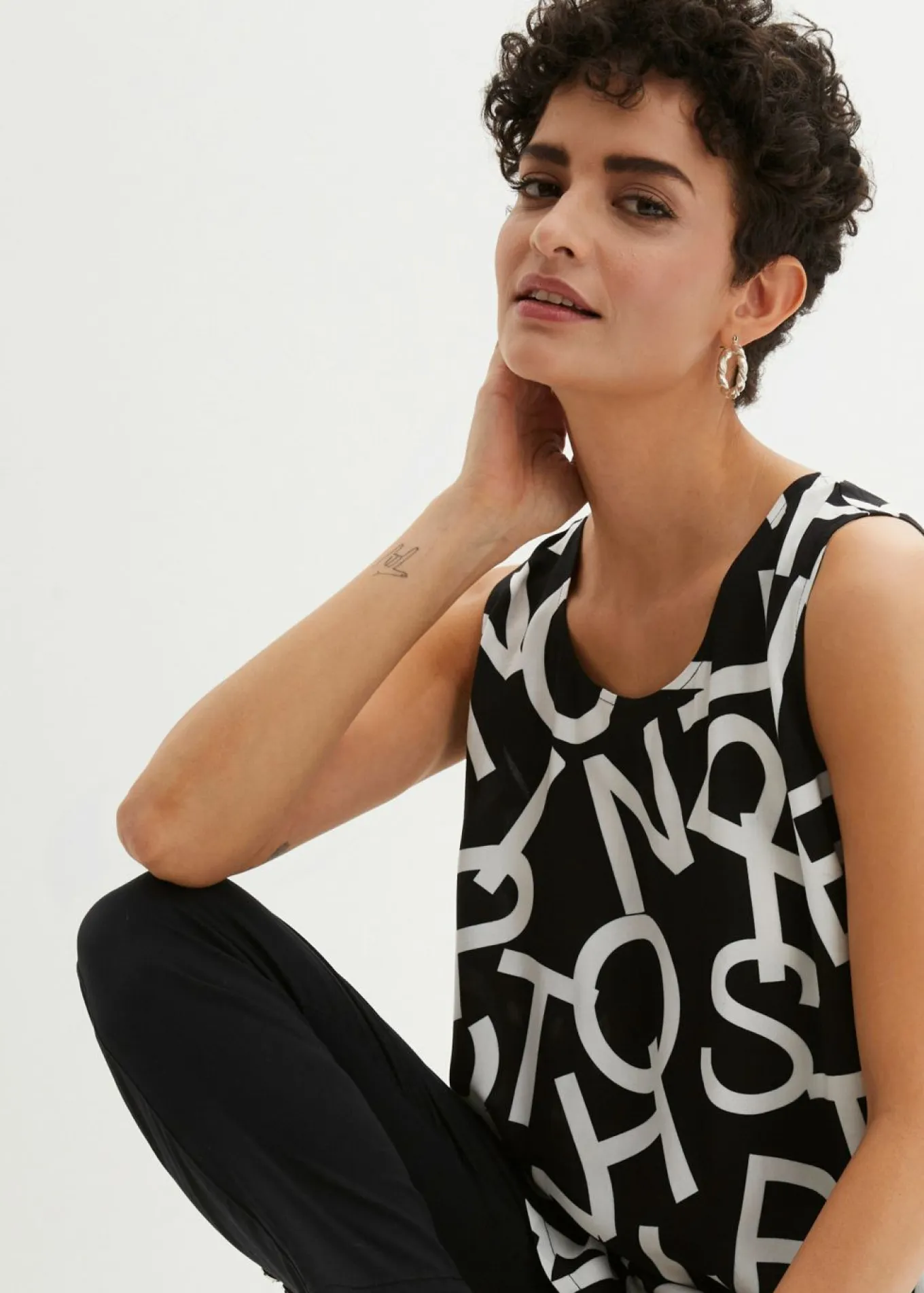 Blusa de viscosa fluida