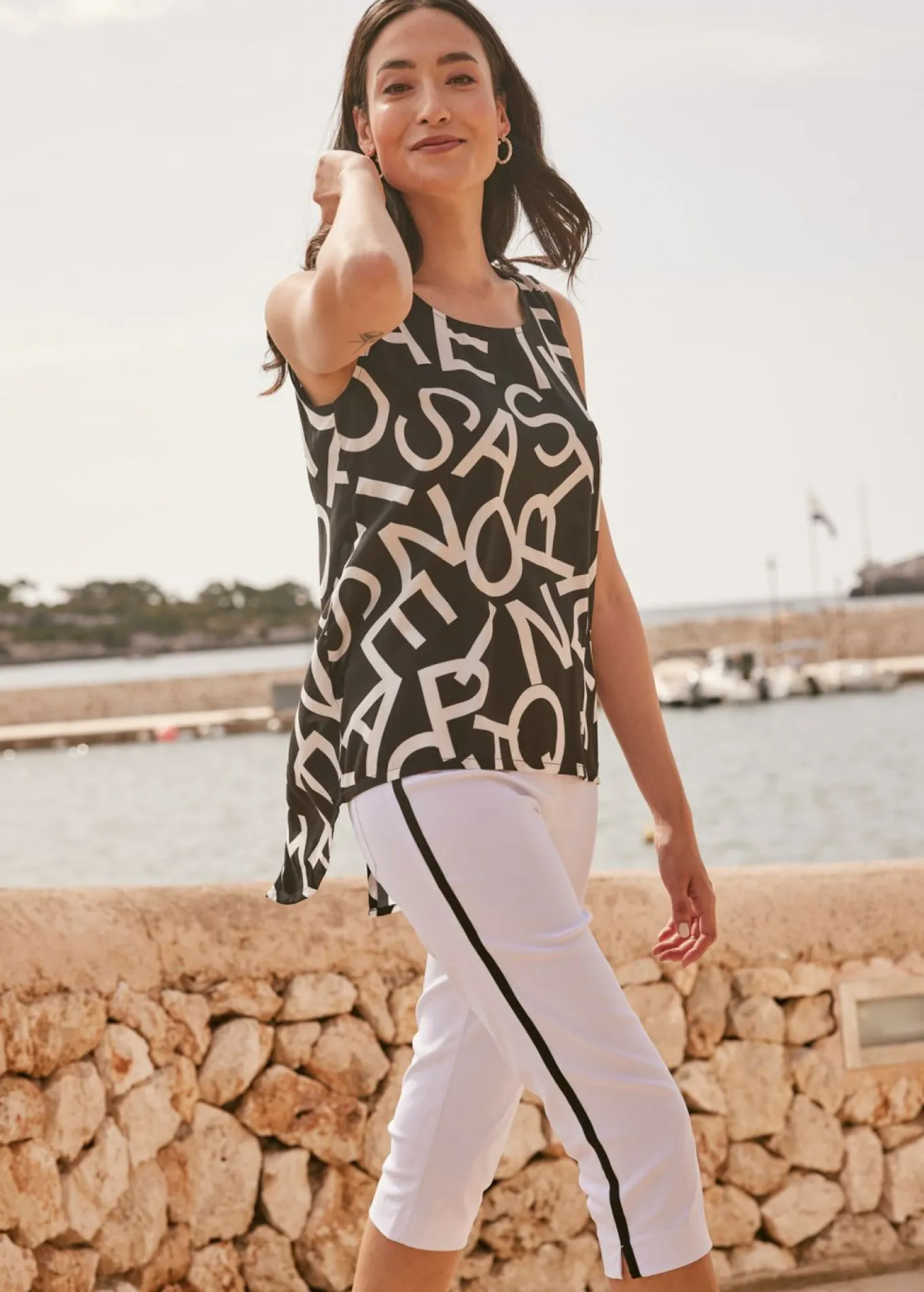 Blusa de viscosa fluida