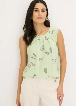 Blusa de viscosa fluida