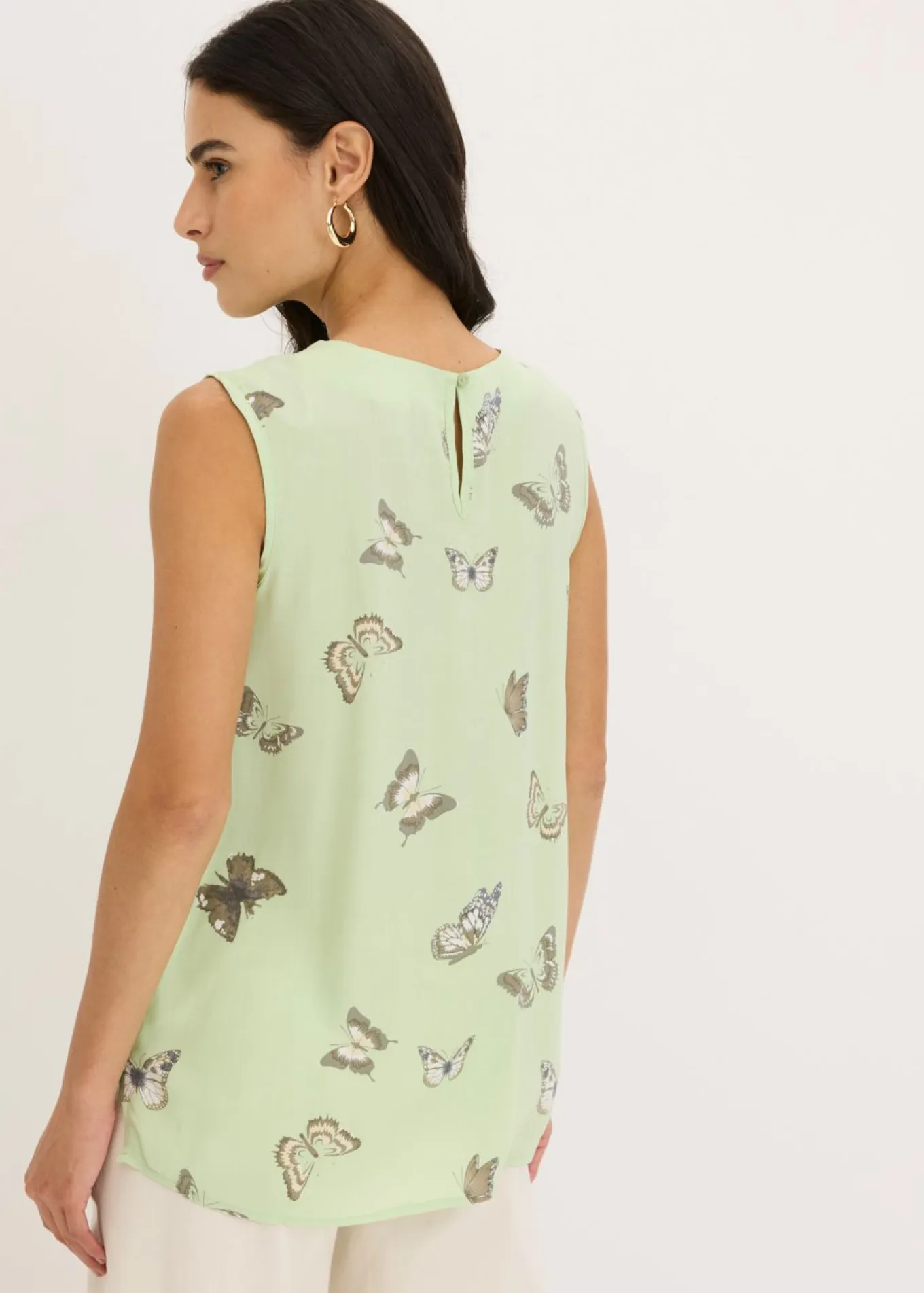 Blusa de viscosa fluida