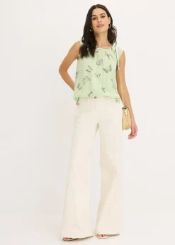 Blusa de viscosa fluida