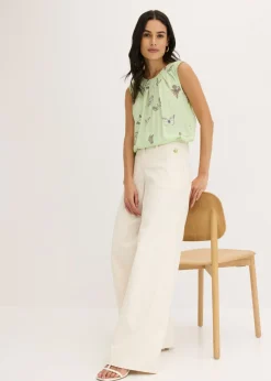 Blusa de viscosa fluida