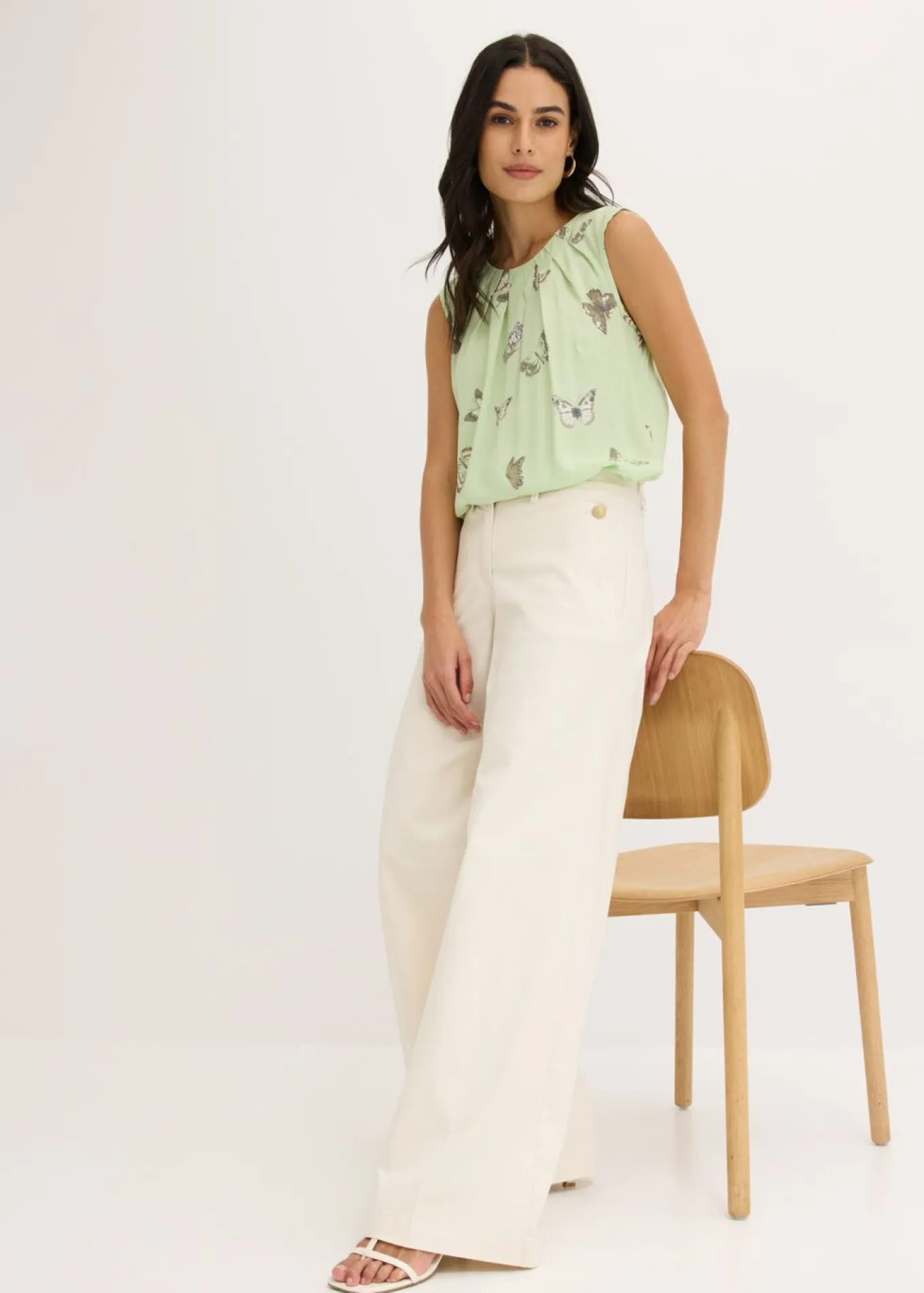 Blusa de viscosa fluida